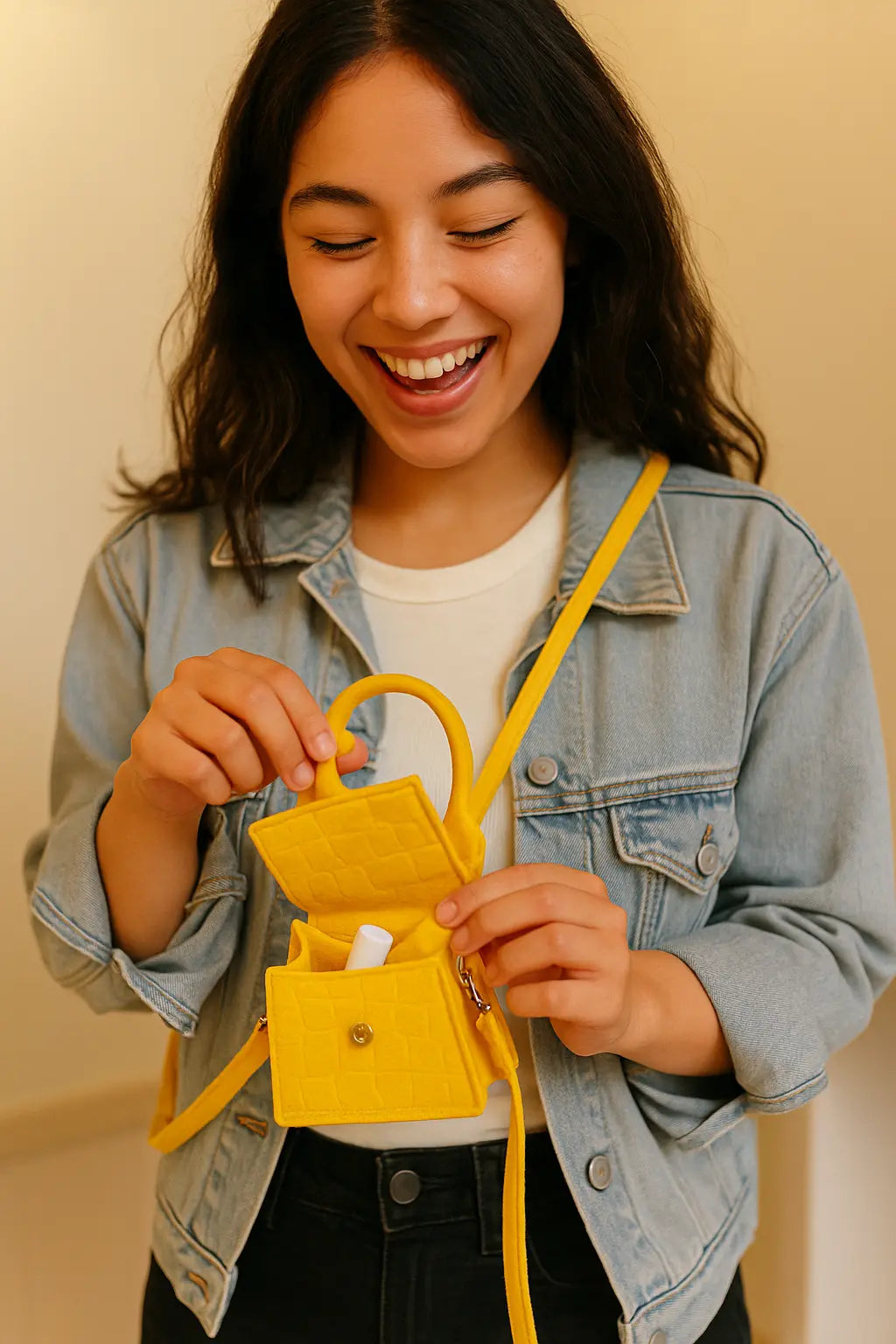 Small Casual Bags | Mini Felt Handbag | Novara Shop