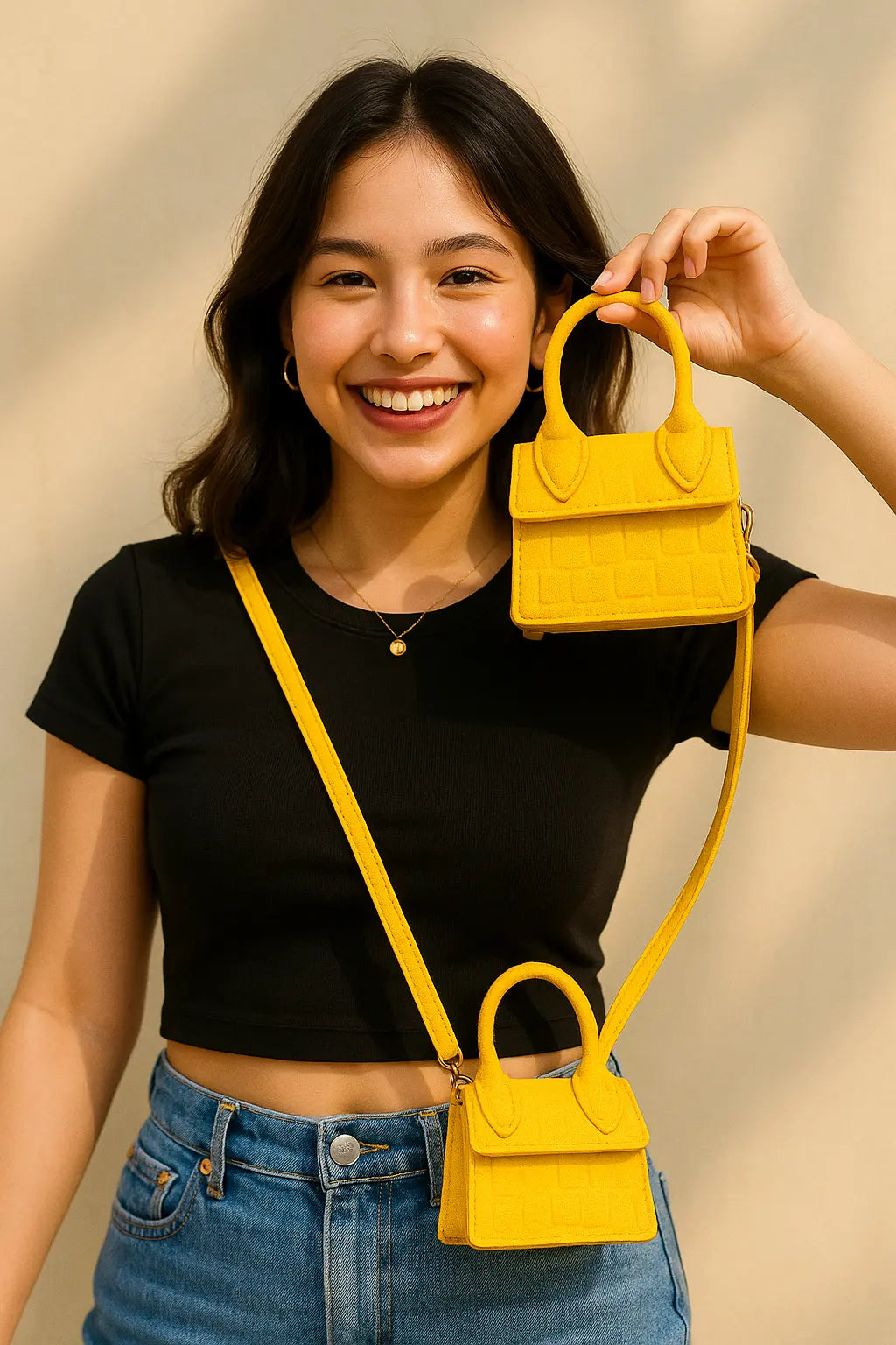 Small Casual Bags | Mini Felt Handbag | Novara Shop