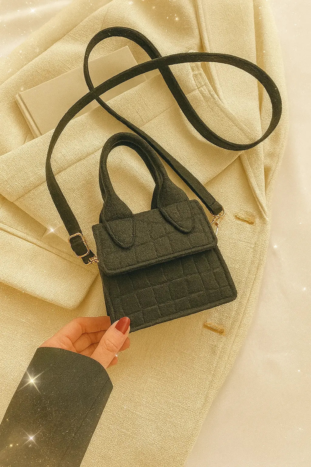 Small Casual Bags | Mini Felt Handbag | Novara Shop
