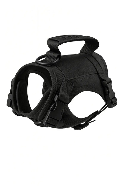 Tactical cat harness for outdoor walking of kittens and puppies, used for walking to prevent escape, soft mesh, easy to wear - Novarashop
