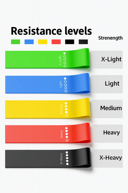 TPE Resistance Bands Fitness Set Rubber Loop Bands Strength Training Workout Expander Yoga Gym Equipment Elastic Rubber Loop - Novarashop