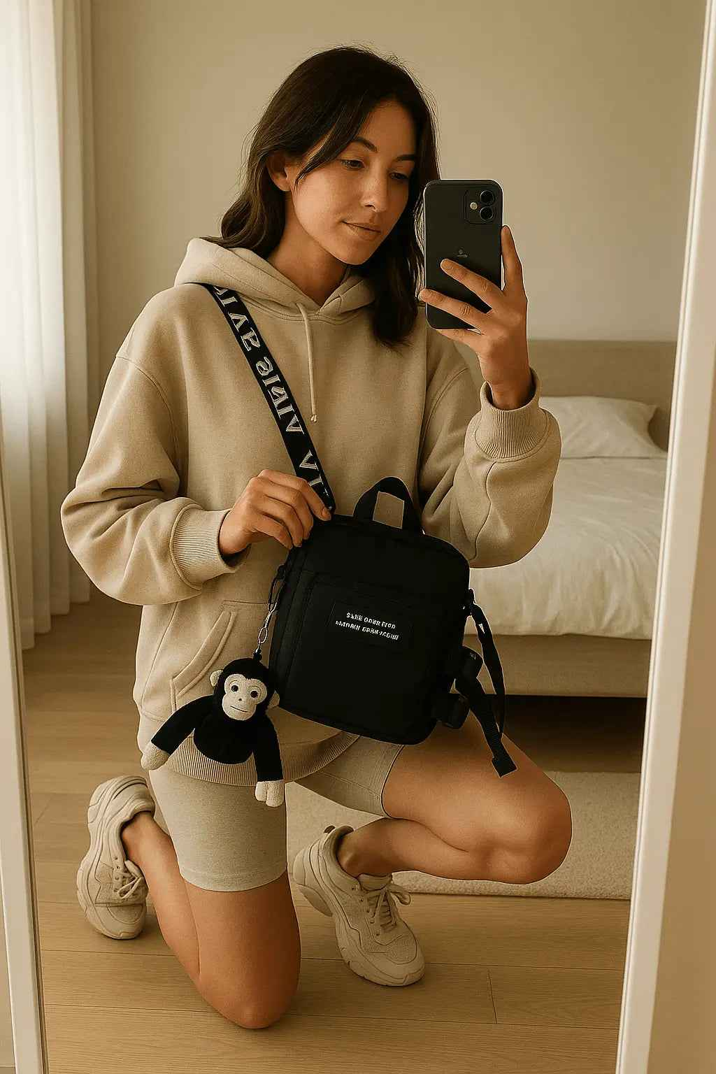 Trendy Couple Canvas Bag - Stylish Messenger Bag for Daily Commuting, Outdoor Travel, and Beach Use