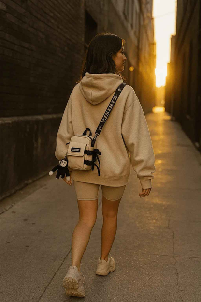 Trendy Couple Canvas Bag - Stylish Messenger Bag for Daily Commuting, Outdoor Travel, and Beach Use