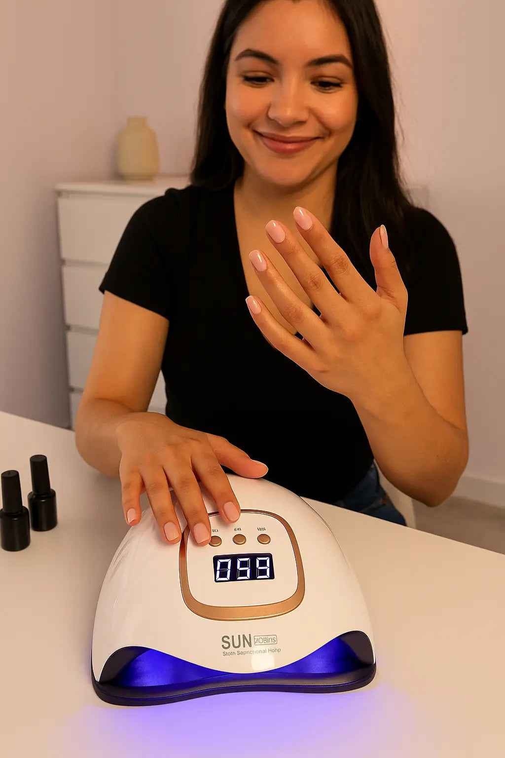 380W UV Nail Dryer with 81 LEDs and LCD Screen - Quick-Drying Manicure Lamp for All Gel Nail Art Tools