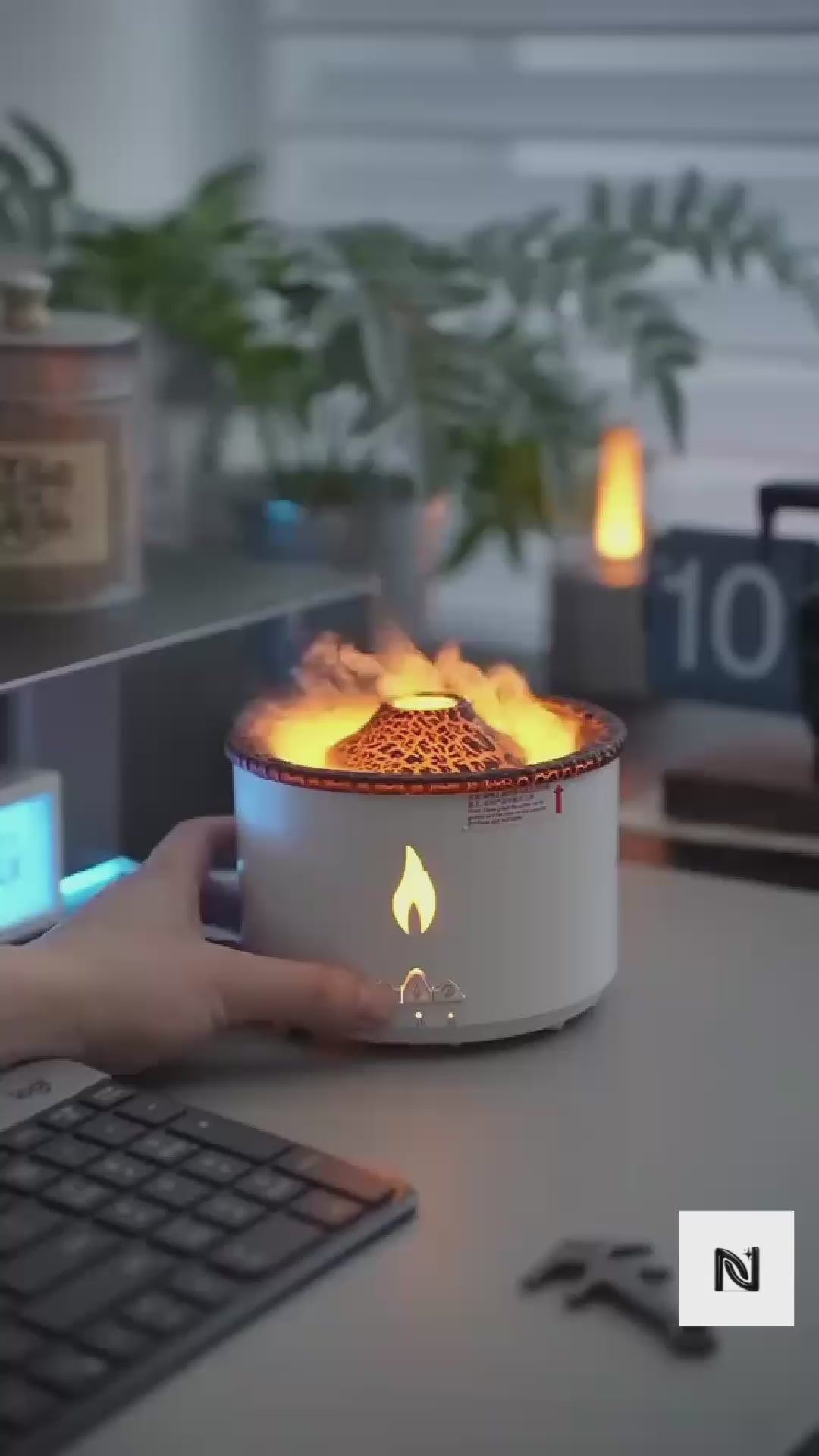 Essential Oil Diffuser | Volcanic Flame Diffuser | Novara Shop