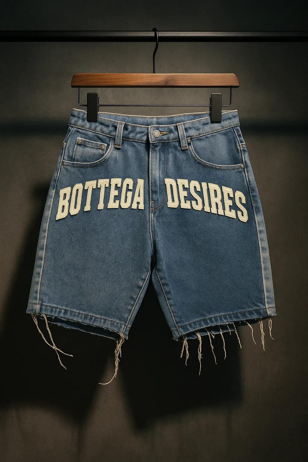 Oversized Denim Shorts | Unisex Denim Shorts | Novara Shop