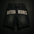 Oversized Denim Shorts | Unisex Denim Shorts | Novara Shop