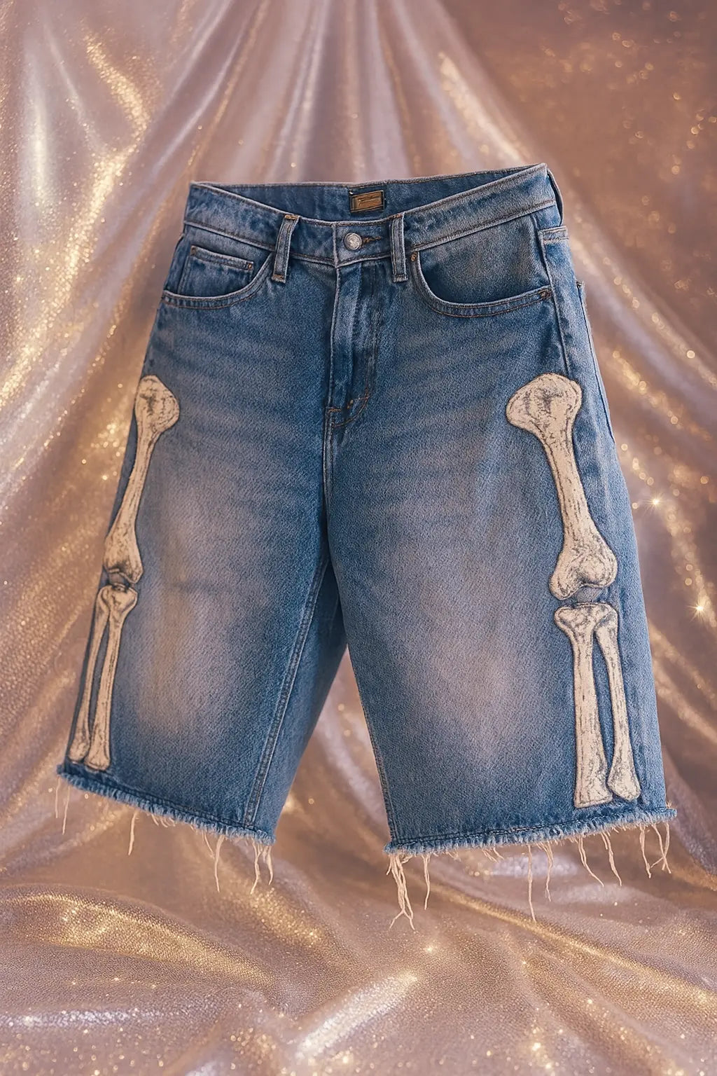 Oversized Denim Shorts | Unisex Denim Shorts | Novara Shop