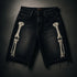 Oversized Denim Shorts | Unisex Denim Shorts | Novara Shop