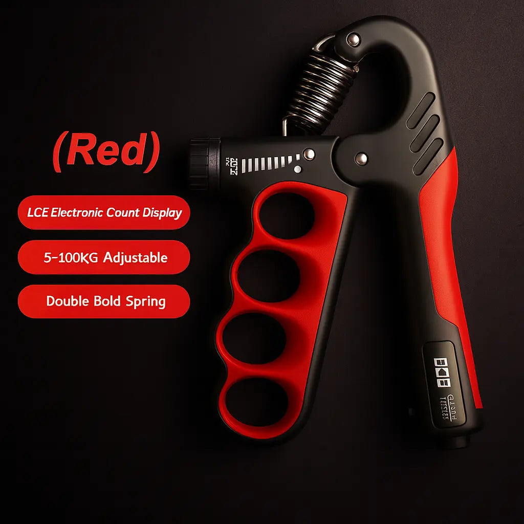 5-100KG Electronic Counting Adjustable Grip For Rehabilitation Hand Muscle Strength Gym Wrist Strengthener Recovery Fitness - Novarashop