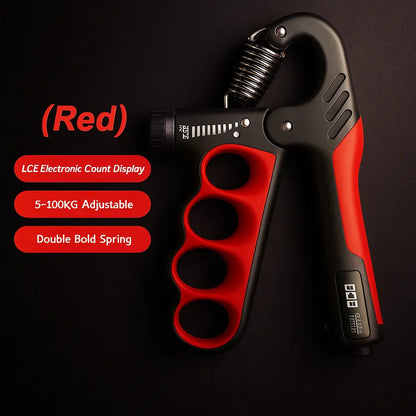 5-100KG Electronic Counting Adjustable Grip For Rehabilitation Hand Muscle Strength Gym Wrist Strengthener Recovery Fitness - Novarashop