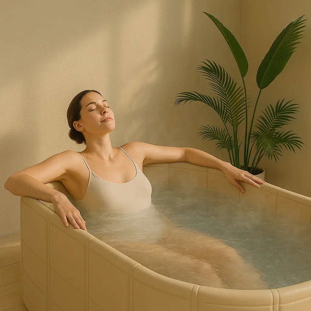 1.5m Foldable Bath Tub Portable Bathtube Ice Hot Tub for Baby Bath Pet Bath Sweat Steaming Foot Spa Outdoor Camping - Novarashop