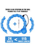 Weighted Sports Circle Hoops for Adults Weight Loss Plus Size for Adults Smart Exercise 2 in 1 Adjustable with Detachable Knots - Novarashop